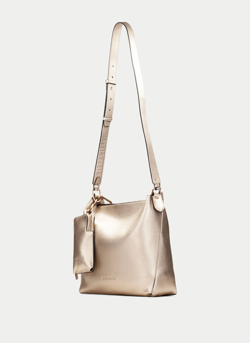 bolso de hombro  champagne