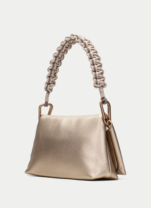 bolso de hombro  champagne