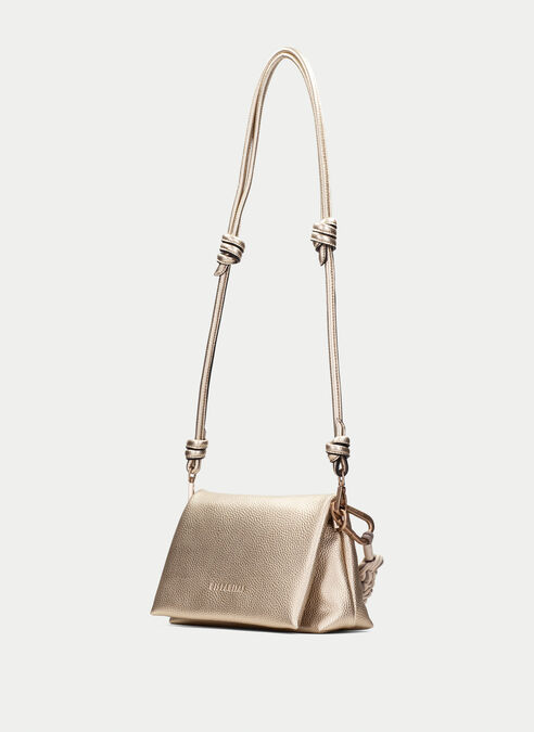bolso de hombro  champagne