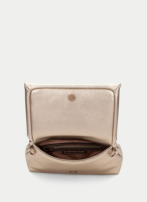 bolso de hombro  champagne