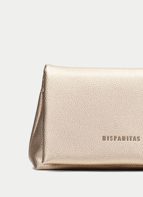 bolso de hombro  champagne