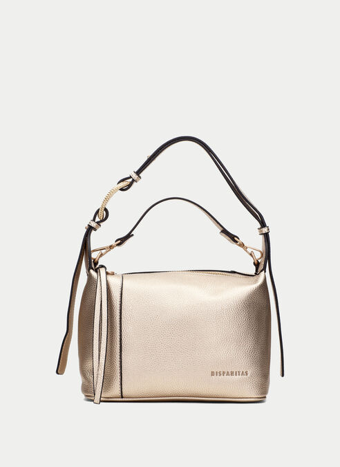 bolso de hombro  champagne