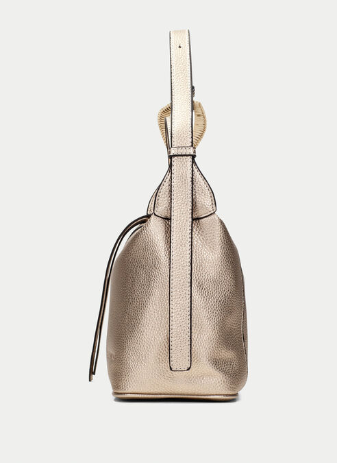 bolso de hombro  champagne