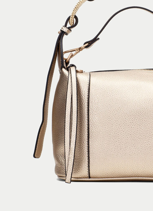 bolso de hombro  champagne