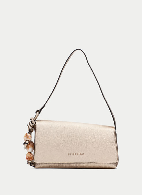 bolso de hombro  champagne