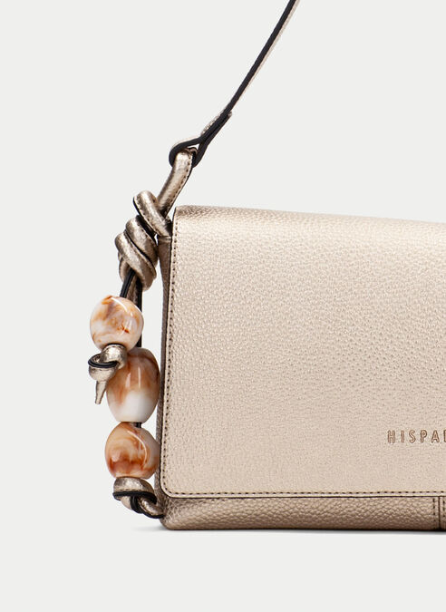 bolso de hombro  champagne