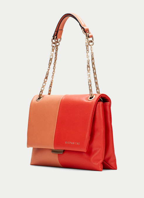 bolso de hombro  corail-scarlet