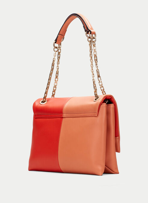 bolso de hombro  corail-scarlet
