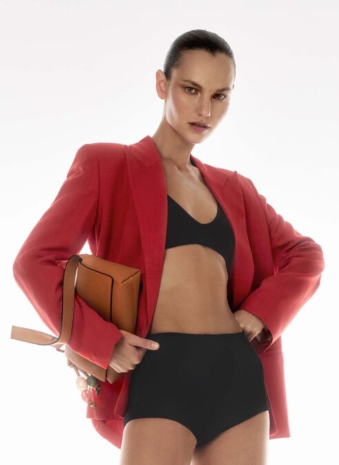 bolso de hombro  cuir