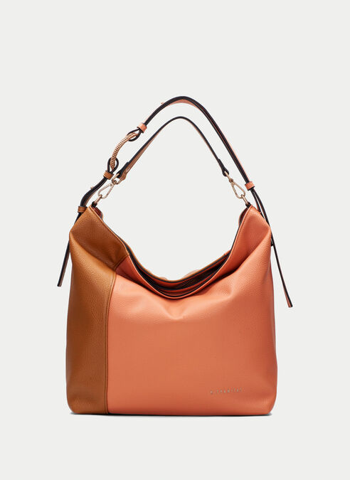 bolso de hombro  tan-coral