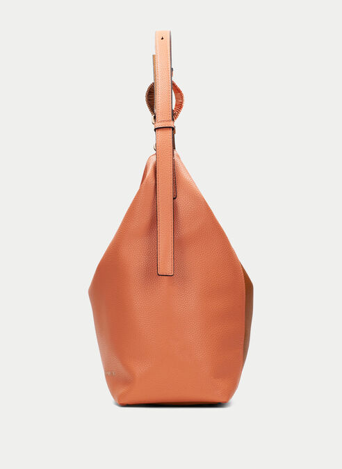 bolso de hombro  tan-coral