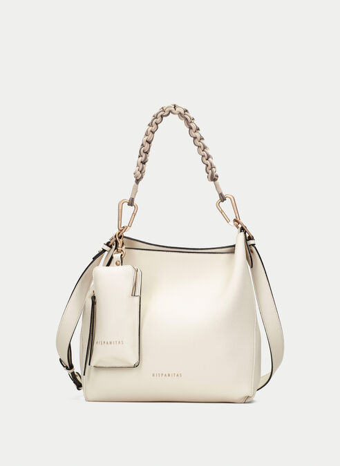 bolso de hombro  latte