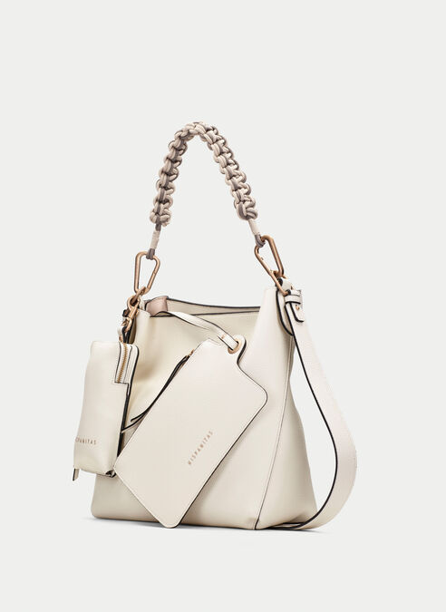 bolso de hombro  latte