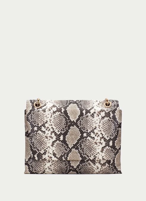 bolso de hombro  python-taupe