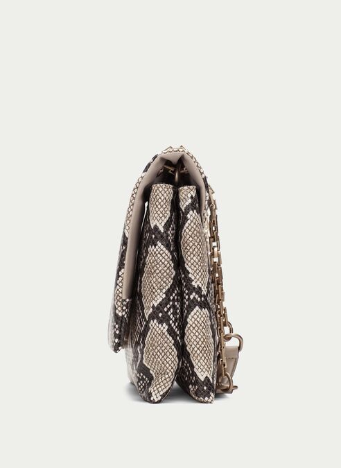 bolso de hombro  python-taupe
