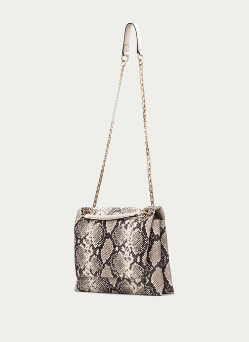 bolso de hombro  python-taupe