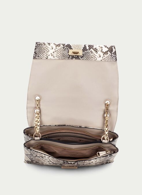 bolso de hombro  python-taupe