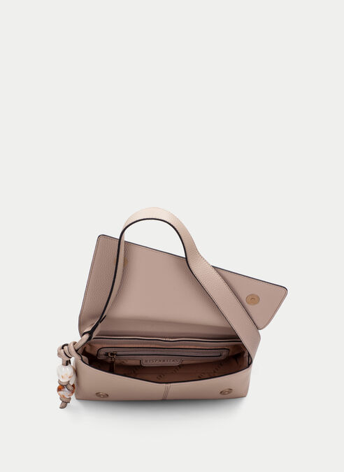 bolso de hombro  taupe