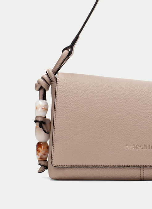 bolso de hombro  taupe