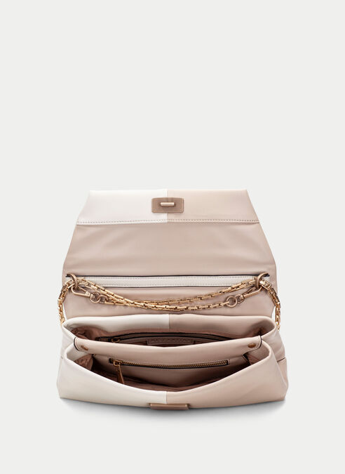 bolso de hombro  taupe-latte