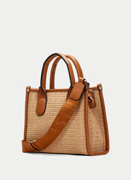outlet bolso de mano  cuero - hispanitas
