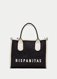 outlet bolso de mano  negro-blanco - hispanitas