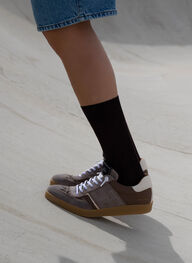 outlet sneaker madison taupe - hispanitas