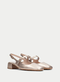outlet talon-decouvert oporto champagne - hispanitas