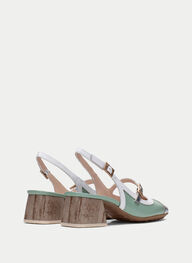 outlet talon-decouvert hanoi eucalyptus-argent - hispanitas