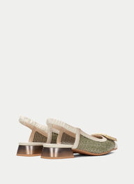 outlet talon-decouvert dali latte-eucalyptus - hispanitas