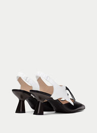 outlet talon-decouvert nova noir-blanche - hispanitas