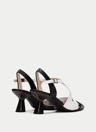 outlet talon-decouvert nova noir-blanche - hispanitas