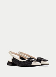 outlet talon-decouvert dali noir-latte - hispanitas