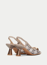 outlet talon-decouvert nova python-taupe - hispanitas
