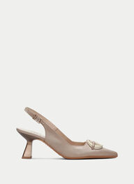 outlet talon-decouvert nova taupe-latte - hispanitas