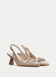 outlet talon-decouvert nova taupe-latte - hispanitas