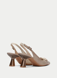 outlet talon-decouvert nova taupe-latte - hispanitas