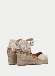 outlet espadrilles sofia creme - hispanitas