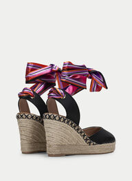 outlet espadrilles sofia noir - hispanitas
