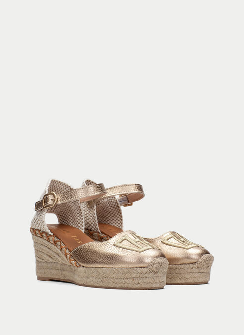 espadrilles sofia gold
