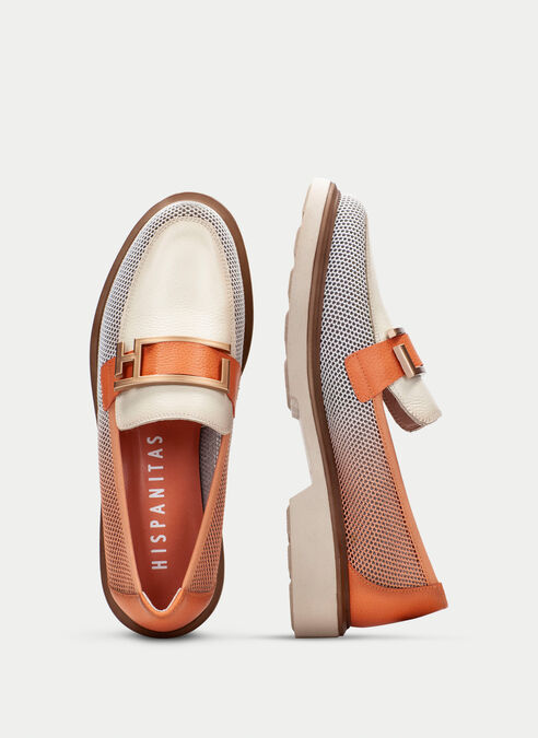 mocasin seattle corail-blanche