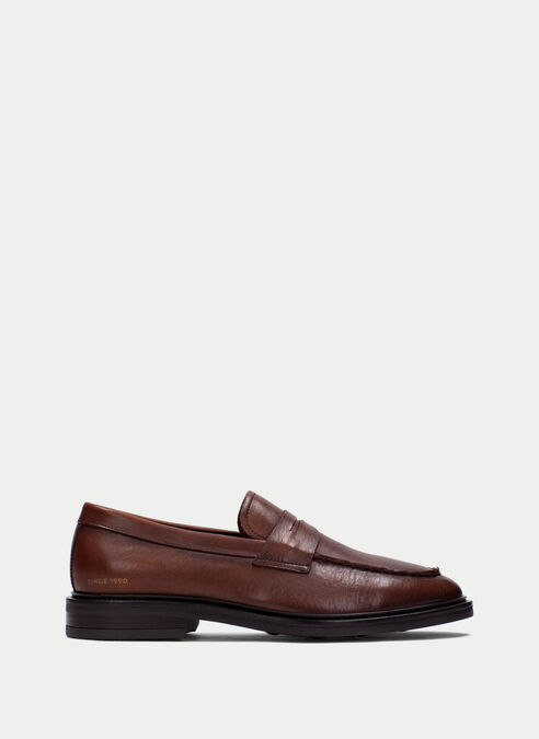 mocasin lincoln cuir