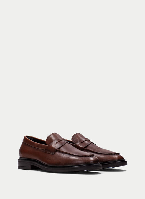 mocasin lincoln cuir