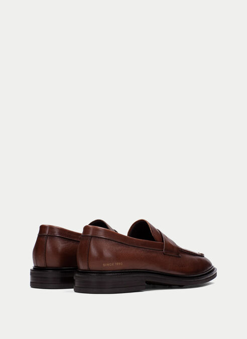 mocasin lincoln cuir