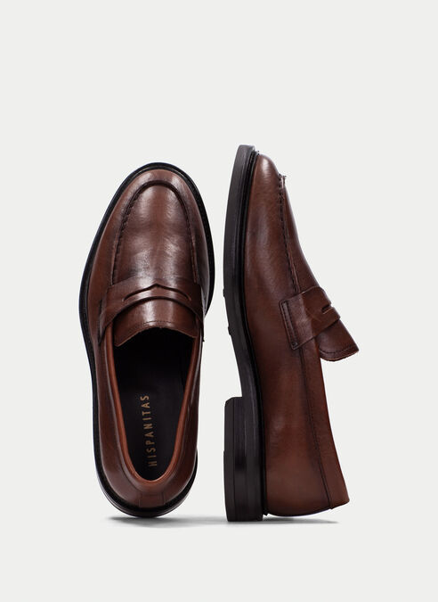 mocasin lincoln cuir