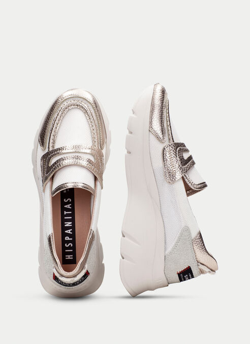 mocasín sport habana blanche-champagne