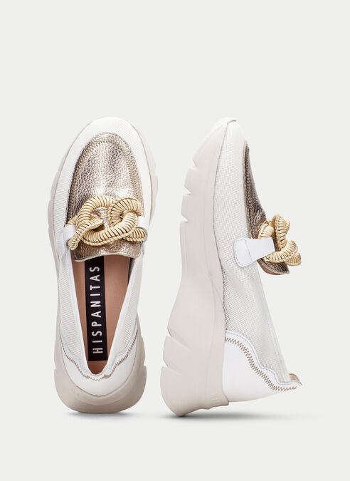mocasín sport habana blanche-champagne