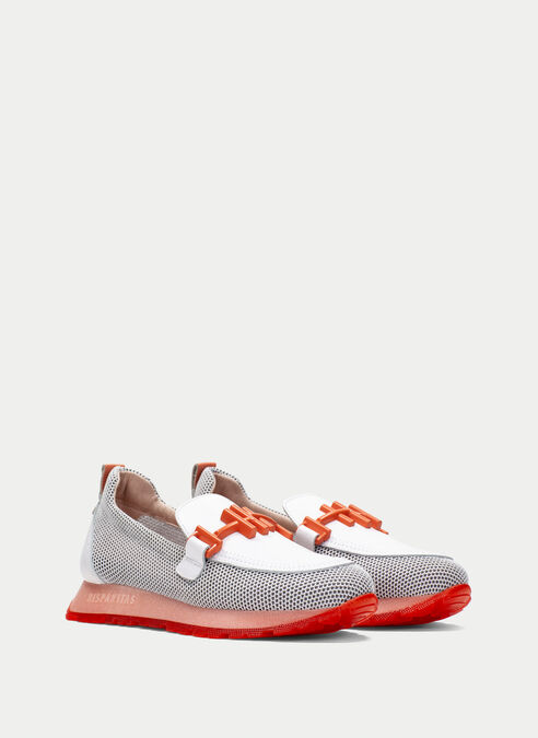 mocasín sport kansas blanche-corail
