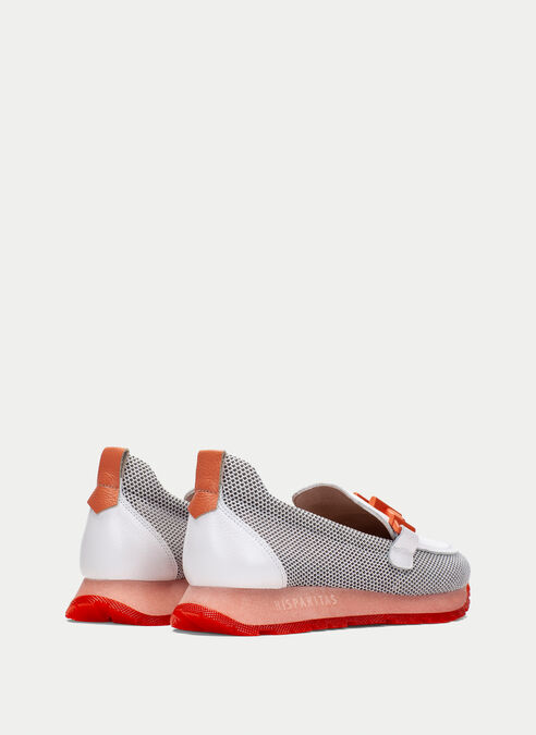 mocasín sport kansas blanche-corail