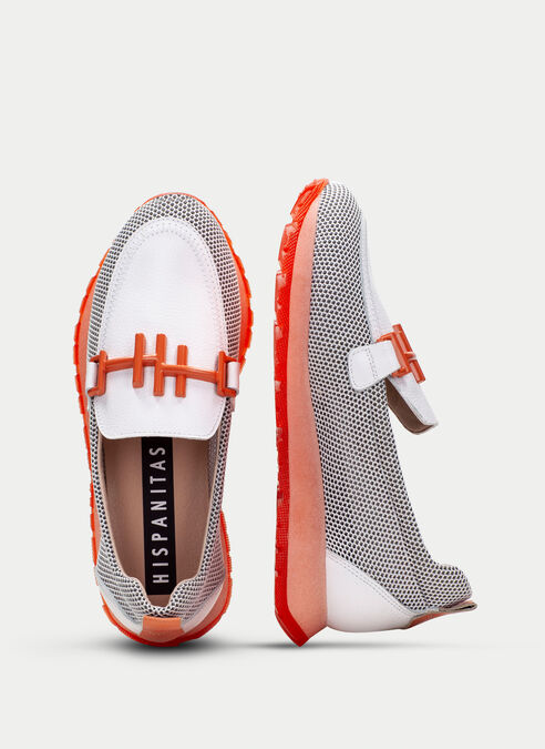 mocasín sport kansas blanche-corail